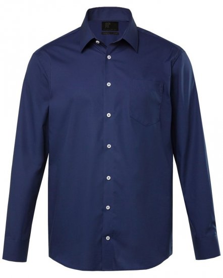 JP1880 Shirt Business Long Sleeve Navy - Ingek - Ingek 2XL-10XL