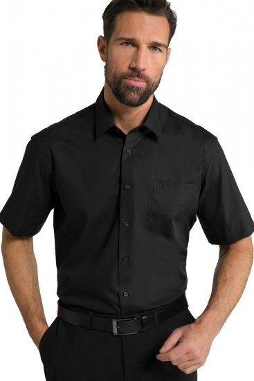 JP1880 804891 Rövid ujjú ing Fekete - Ingek - Ingek 2XL-10XL