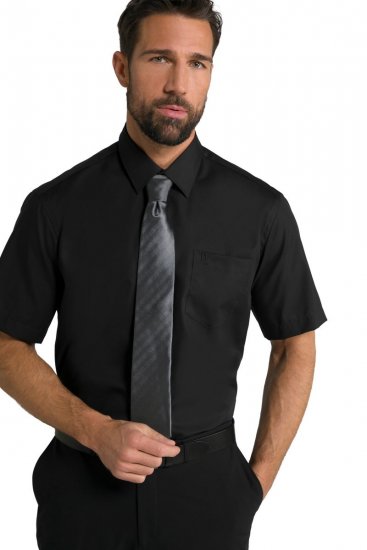 JP1880 804891 Rövid ujjú ing Fekete - Ingek - Ingek 2XL-10XL