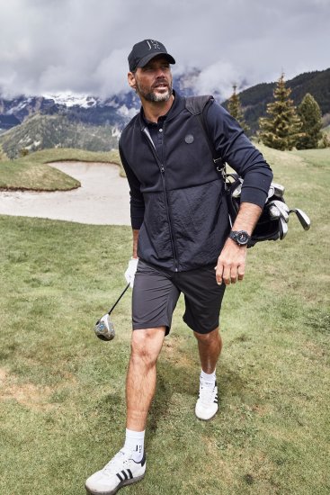 JP1880 Jay-Pi QuickDry Long Sleeve Golf Polo Shirt Black - Sportruházat - Nagyméretű Sportruházat 2XL-10XL