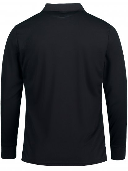 JP1880 Jay-Pi QuickDry Long Sleeve Golf Polo Shirt Black - Sportruházat - Nagyméretű Sportruházat 2XL-10XL