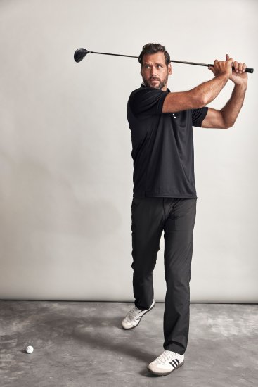 JP1880 Jay-Pi Golf Polo Shirt Black - Sportruházat - Nagyméretű Sportruházat 2XL-10XL