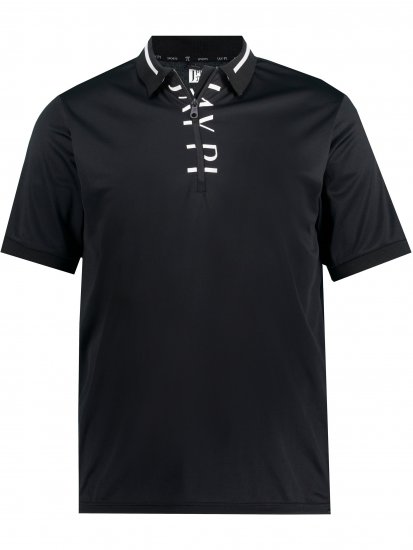 JP1880 Jay-Pi Golf Polo Shirt Black - Sportruházat - Nagyméretű Sportruházat 2XL-10XL
