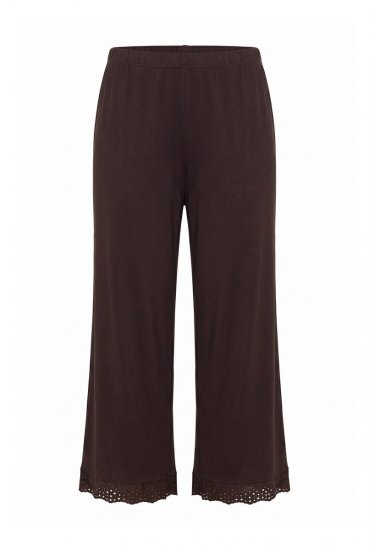 Ulla Popken 806944 Rövid ujjú pizsama Barna - Pizsama/Loungewear - 