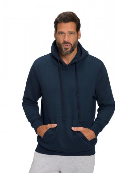 JAY-PI Hoodie with Soft Brushed Interior Navy - Pulóverek & kapucnis pulóverek - Pulóverek & Kapucnis pulóver 2XL-12XL