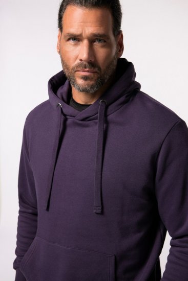 JAY-PI Hoodie with Soft Brushed Interior Purple - Pulóverek & kapucnis pulóverek - Pulóverek & Kapucnis pulóver 2XL-12XL