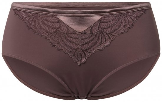 Ulla Popken 811602 Alsók csipkével Barna - Alsók - 