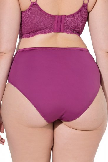 Ulla Popken 811602 Alsók csipkével Sötétlila - Alsók - 