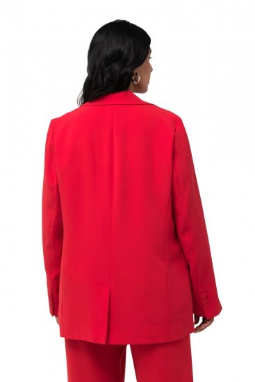 Ulla Popken 811944 Klasszikus blézer Piros - Blézerek - Blézerek plus size méretben nőknek