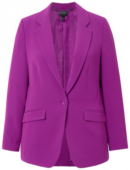 Ulla Popken 811944 Klasszikus blézer Szilva - Blézerek - Blézerek plus size méretben nőknek