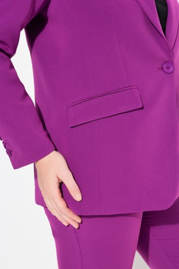 Ulla Popken 811944 Klasszikus blézer Szilva - Blézerek - Blézerek plus size méretben nőknek