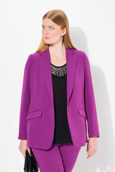 Ulla Popken 811944 Klasszikus blézer Szilva - Blézerek - Blézerek plus size méretben nőknek