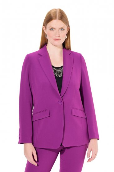 Ulla Popken 811944 Klasszikus blézer Szilva - Blézerek - Blézerek plus size méretben nőknek