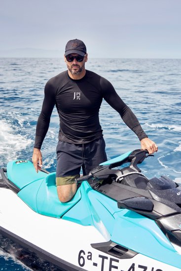 JP1880 Jay-Pi QuickDry Swim Shirt Black - Sportruházat - Nagyméretű Sportruházat 2XL-10XL