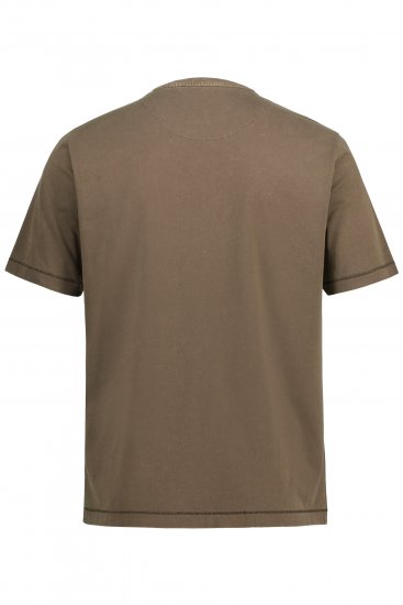 JP1880 Comfortable Fit Vintage Look T-Shirt Light Brown - Pólók - Nagyméretű pólók - 2XL-14XL