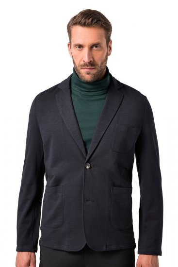 JP1880 820825 Sweat zakó Fekete - Öltönyök - Nagyméretű öltönyök