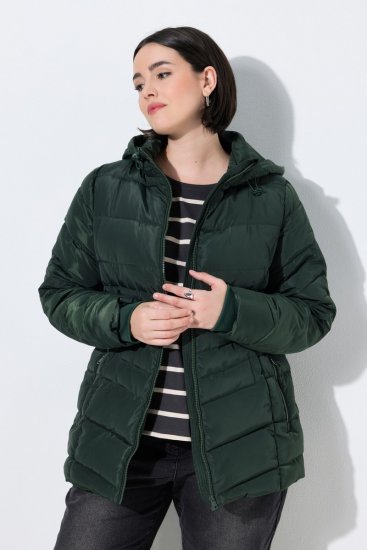 Ulla Popken 820889 Steppelt kabát - Kabátok - Női plus size kabátok