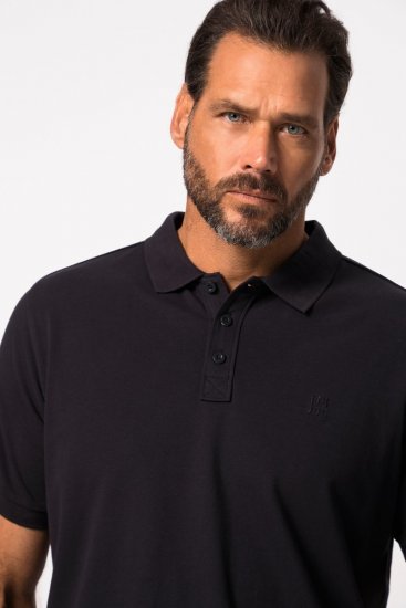 JP1880 Jay-Pi Flexnamic Pique Golf Polo Shirt Dark Navy - Sportruházat - Nagyméretű Sportruházat 2XL-10XL