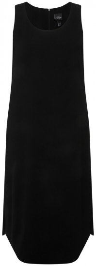 Ulla Popken 823276 Ujjatlan ruha Fekete - Maxi ruhák - Női plus size maxiruhák