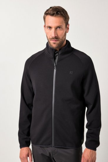 JAY-PI FLEXNAMIC® Golf Sweat Jacket with Zipper Black - Sportruházat - Nagyméretű Sportruházat 2XL-10XL