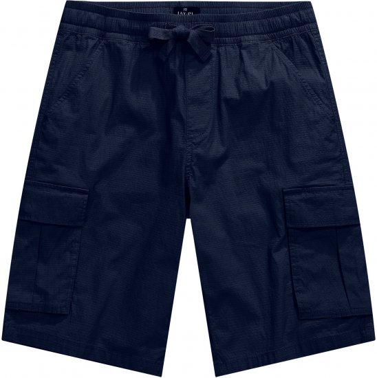 JP1880 Jay-Pi Flexnamic Bermuda Cargo Shorts Navy Blue - Sportruházat - Nagyméretű Sportruházat 2XL-10XL