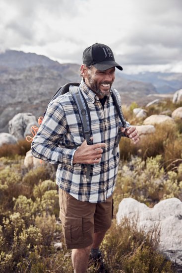 JP1880 Jay-Pi Flexnamic Bermuda Cargo Shorts Copper Brown - Sportruházat - Nagyméretű Sportruházat 2XL-10XL