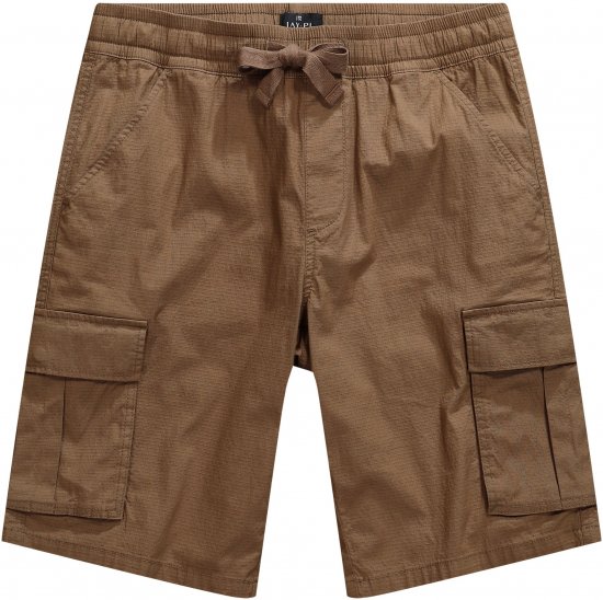 JP1880 Jay-Pi Flexnamic Bermuda Cargo Shorts Copper Brown - Sportruházat - Nagyméretű Sportruházat 2XL-10XL