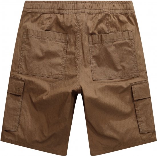 JP1880 Jay-Pi Flexnamic Bermuda Cargo Shorts Copper Brown - Sportruházat - Nagyméretű Sportruházat 2XL-10XL