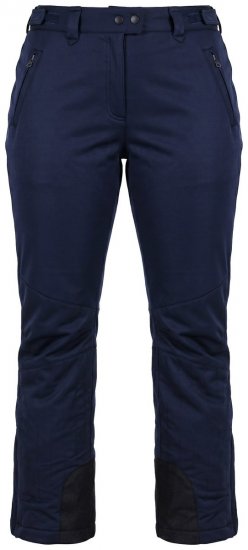 Ulla Popken 824297 Softshell nadrág hófogóval Sötétkék - Síruházat - 