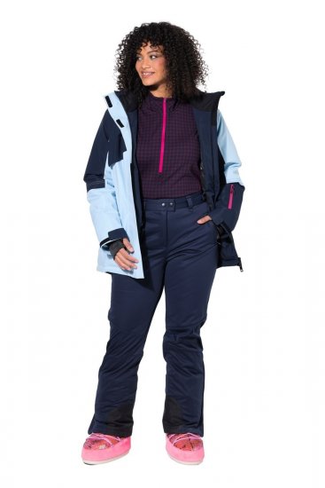 Ulla Popken 824297 Softshell nadrág hófogóval Sötétkék - Síruházat - 