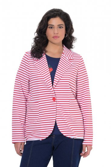 Ulla Popken 824355 Jersey blézer Korall - Blézerek - Blézerek plus size méretben nőknek
