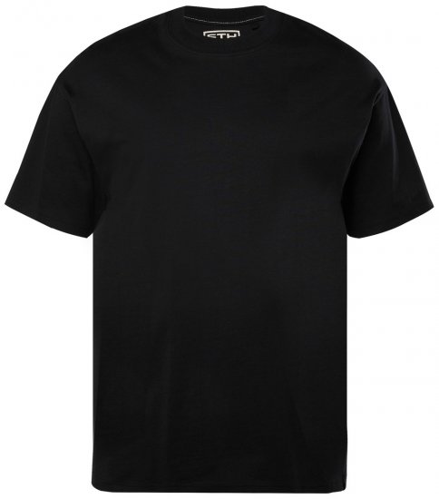 STHUGE 824720 Oversize póló Fekete - Pólók - Nagyméretű pólók - 2XL-14XL