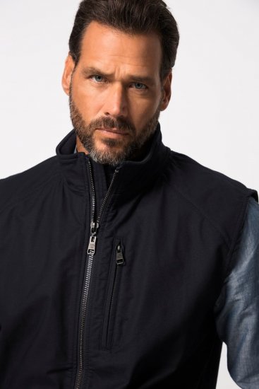 JP1880 825144 Sztreccs mellény Sötétkék - Kabátok - Nagyméretű Kabátok - 2XL-8XL