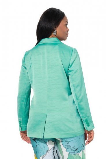 Ulla Popken 826161 Strukturált blézer Zöld - Blézerek - Blézerek plus size méretben nőknek