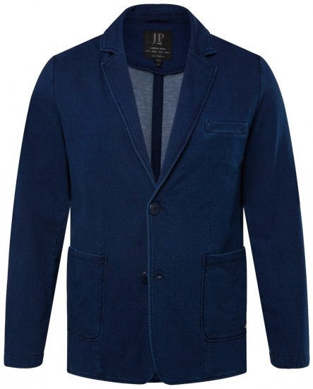 JP1880 826175 Sweat zakó vintage stílusban Sötétkék - Öltönyök - Nagyméretű öltönyök