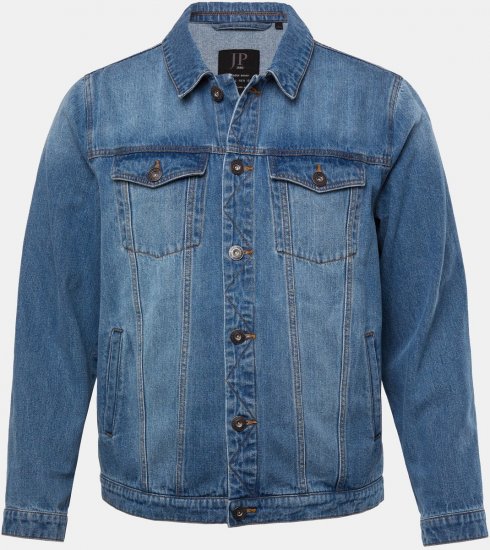 JP1880 826234 Farmerdzseki mellzsebekkel Denimkék - Kabátok - Nagyméretű Kabátok - 2XL-8XL