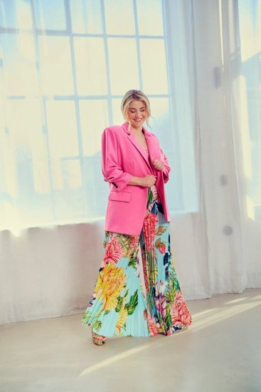 Ulla Popken 826487 Oversize blézer Rózsaszín - Blézerek - Blézerek plus size méretben nőknek