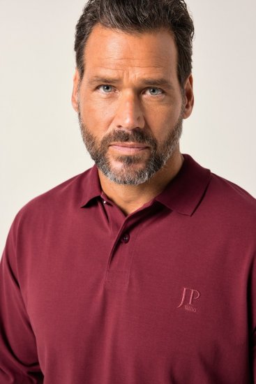 JP1880 Polo Shirt Pique Long Sleeve Red - Pólóingek - Galléros Pólók 2XL-8XL - Pólóingek 2XL-8XL