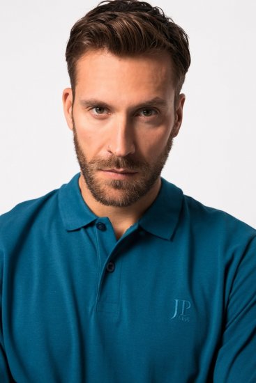 JP1880 Polo Shirt Long Sleeve Blue - Pólóingek - Galléros Pólók 2XL-8XL - Pólóingek 2XL-8XL