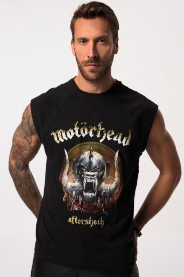 JP1880 Ozzy Motörhead Graphic Band T-Shirt Black - Pólók - Nagyméretű pólók - 2XL-14XL