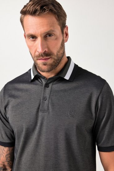 JAY-PI Quickdry Two-Tone Golf Poloshirt Black - Pólóingek - Galléros Pólók 2XL-8XL - Pólóingek 2XL-8XL