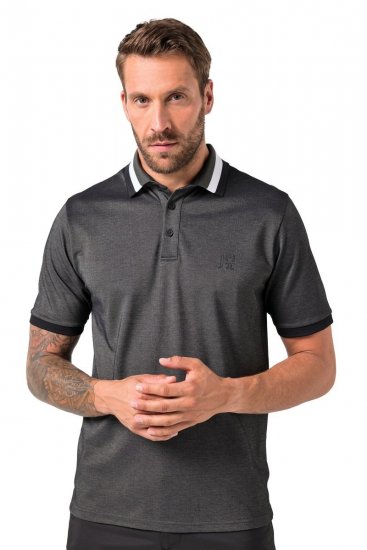 JAY-PI Quickdry Two-Tone Golf Poloshirt Black - Pólóingek - Galléros Pólók 2XL-8XL - Pólóingek 2XL-8XL