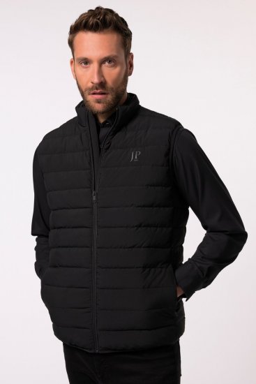 JP1880 Quilted Gilet Stand-Up Collar Black - Kabátok - Nagyméretű Kabátok - 2XL-8XL