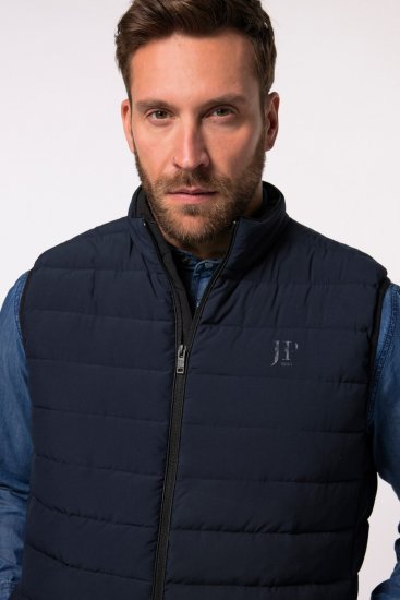 JP1880 Quilted Vest Techno Down Padding Navy - Kabátok - Nagyméretű Kabátok - 2XL-8XL