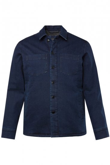 JP1880 829251 Farmerdzseki teddy béléssel Sötétkék - Kabátok - Nagyméretű Kabátok - 2XL-8XL