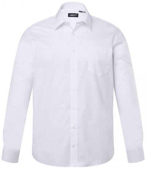 Men+ 753 Üzleti ing hosszú ujjú klasszikus gallérral Fehér - Ingek - Ingek 2XL-10XL