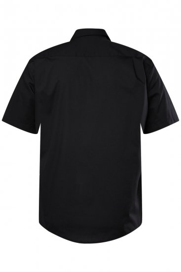 Men+ 756 Üzleti ing rövid ujjú klasszikus gallérral Fekete - Ingek - Ingek 2XL-10XL