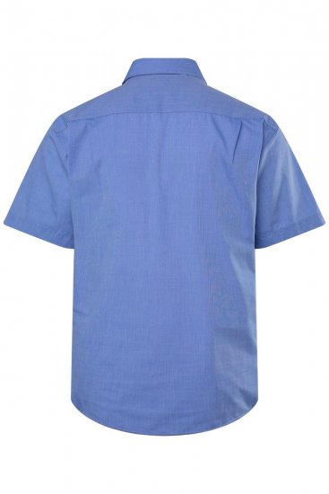 Men+ 756 Üzleti ing rövid ujjú klasszikus gallérral Világoskék - Ingek - Ingek 2XL-10XL
