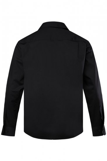Men+ 757 Üzleti ing hosszú ujjú nyitott gallérral Fekete - Ingek - Ingek 2XL-10XL