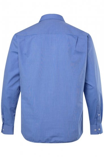 Men+ 757 Üzleti ing hosszú ujjú nyitott gallérral Világoskék - Ingek - Ingek 2XL-10XL